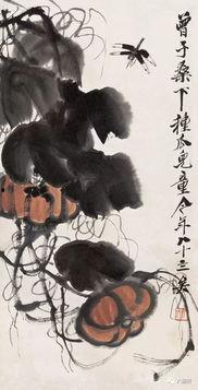 齐白石吃瓜图图文,一幅吃瓜图的艺术解读